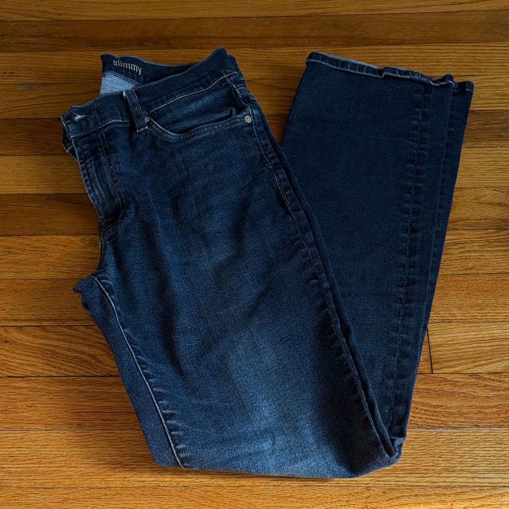 7 For All Mankind Dark Indigo Skinny Jeans